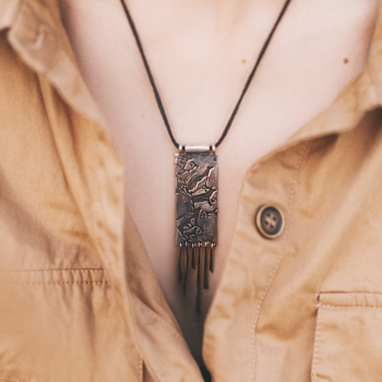 Подвеска «Дождь и камень»